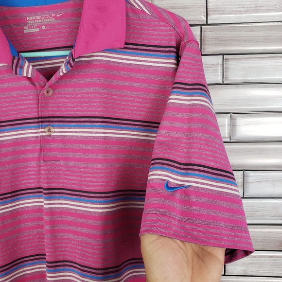 Nike Golf Tour Performance Dri Fit Polo shirt. Size - Medium - Picture 4 of 5